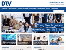 Tablet Screenshot of drv.de